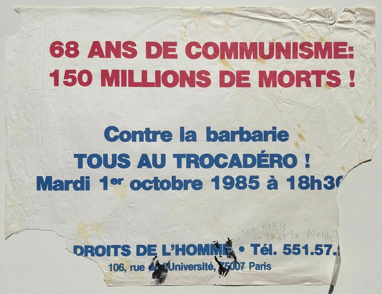 Politics Poster Poster 68 Years Of Communism 150 Million Deaths 1985