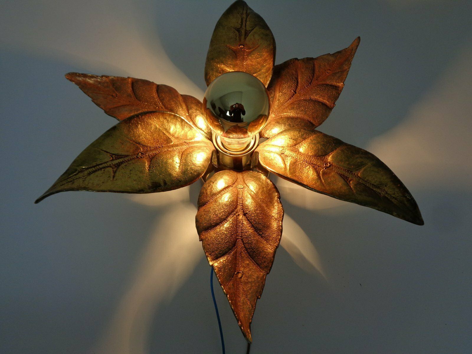 Hollywood Regency Wall Lamp By Willy Daro For Massive, Belgium, 1970s photo furniture