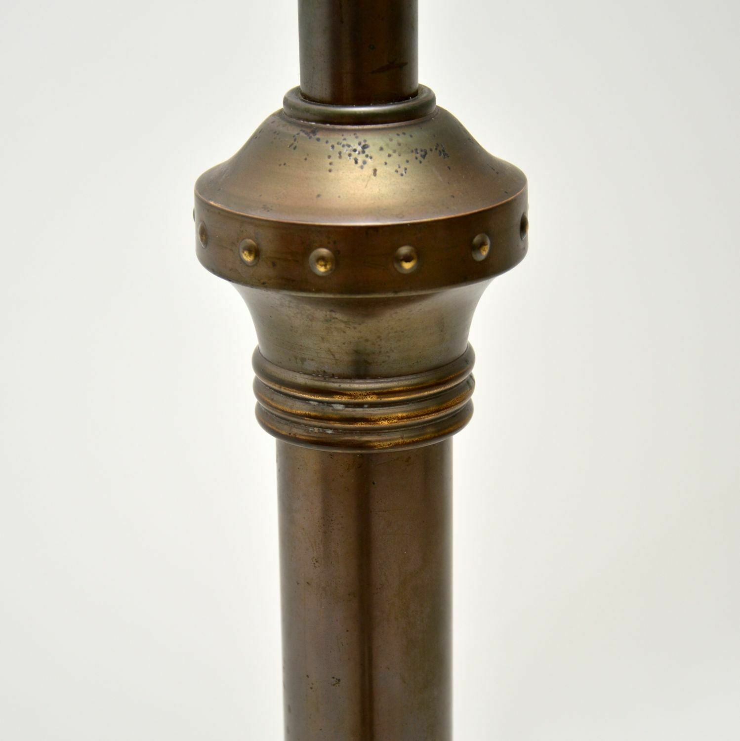 Antique Swedish Neoclassical Floor Lamp photo vintage