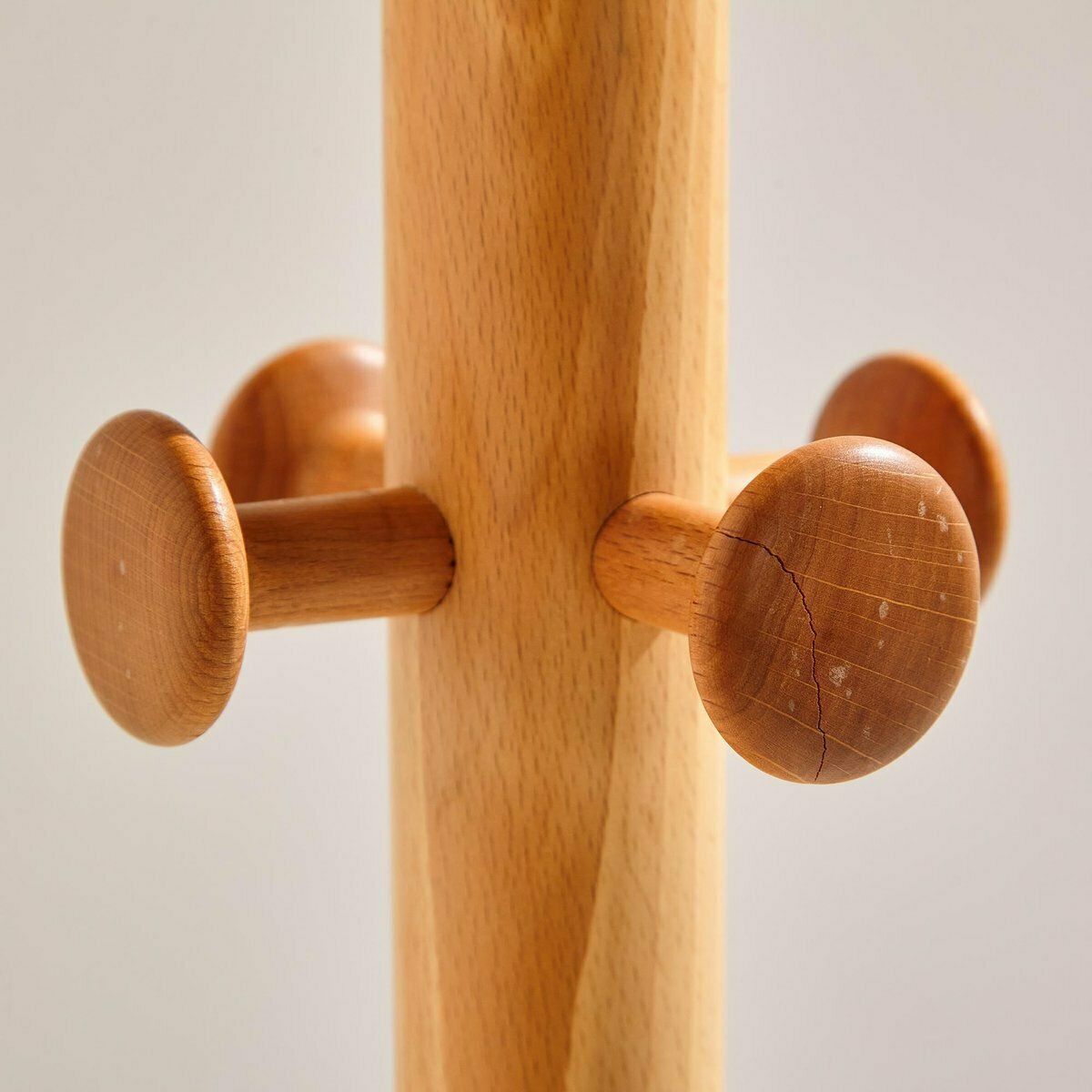 Beech Coat Stand By Søren Nissen & Ebbe Gehl For Aksel Kjersgaard, 1960s photo for sale