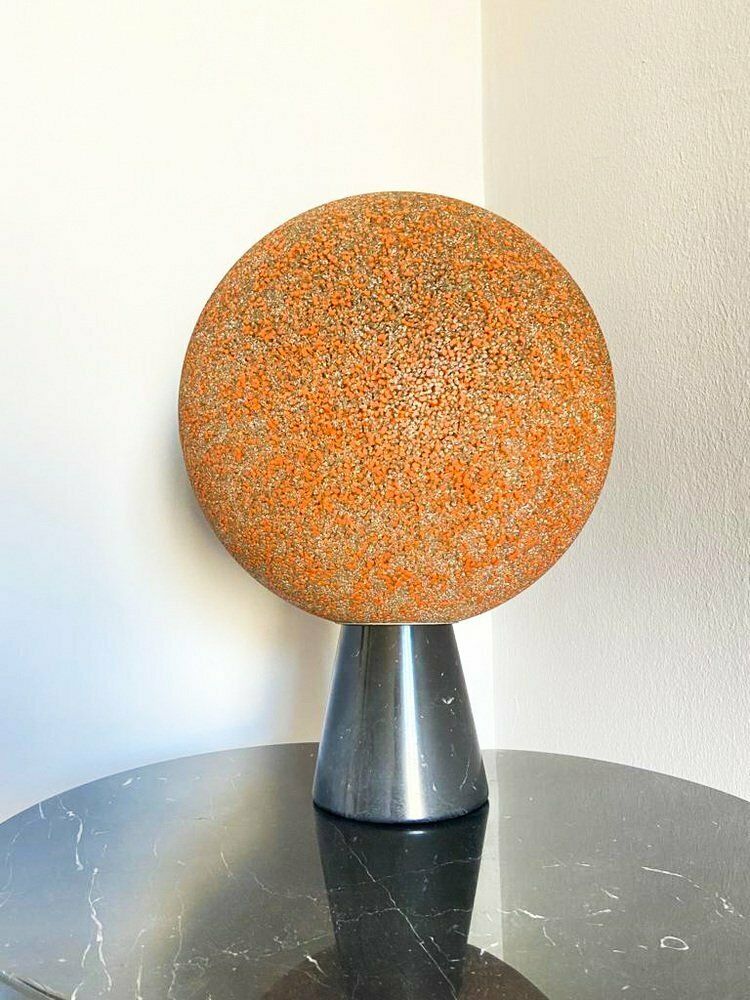 Tvolo Lamp With Black Marble Base By John & Sylvia Reid, 1960s