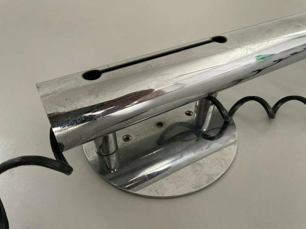 photo furniture Art Deco Italian Exceptional Sculptural Design Long Wall Lamp, 30s/40s, Italy