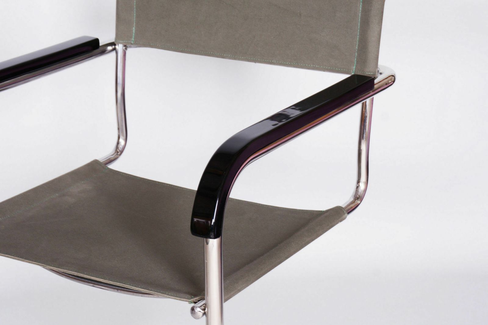 Restored Bauhaus Pair Of Armchairs, By Thonet, By Marcel Breuer, Czech, 1930s photo buy