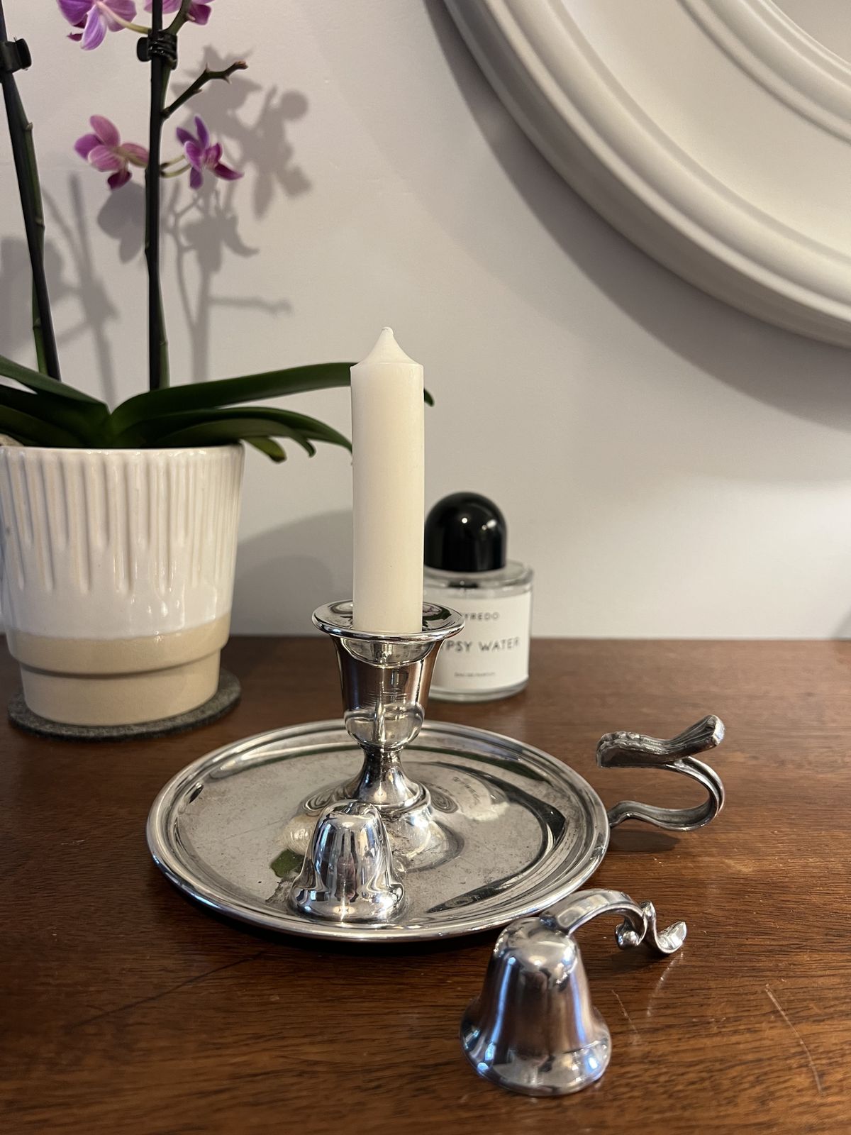 Vintage Silver Plated Candle Holder