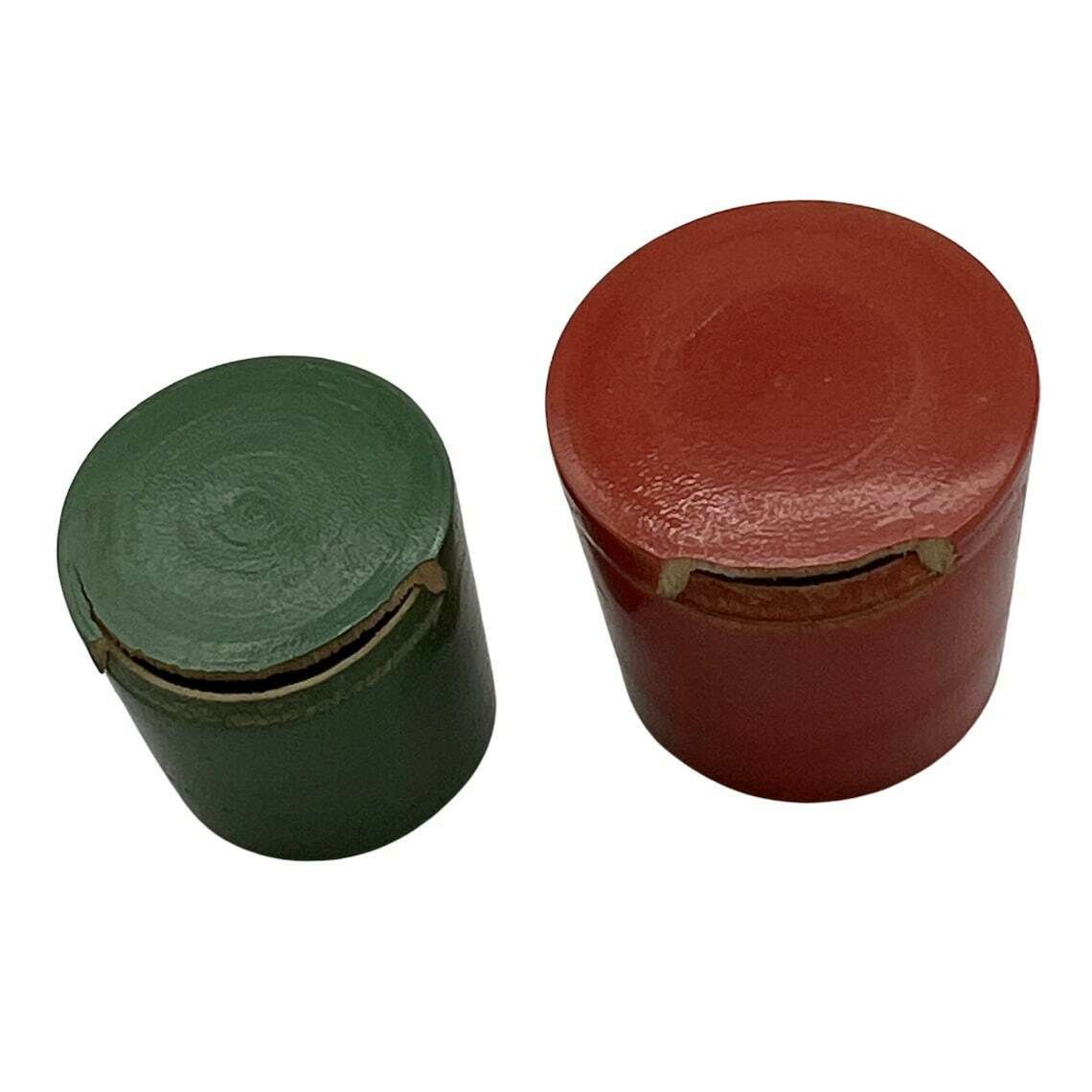 Antique Set Of Wooden Pots And Lids   Russian Doll Style   18 Pots   16 Lids   Treen photo Home Decor