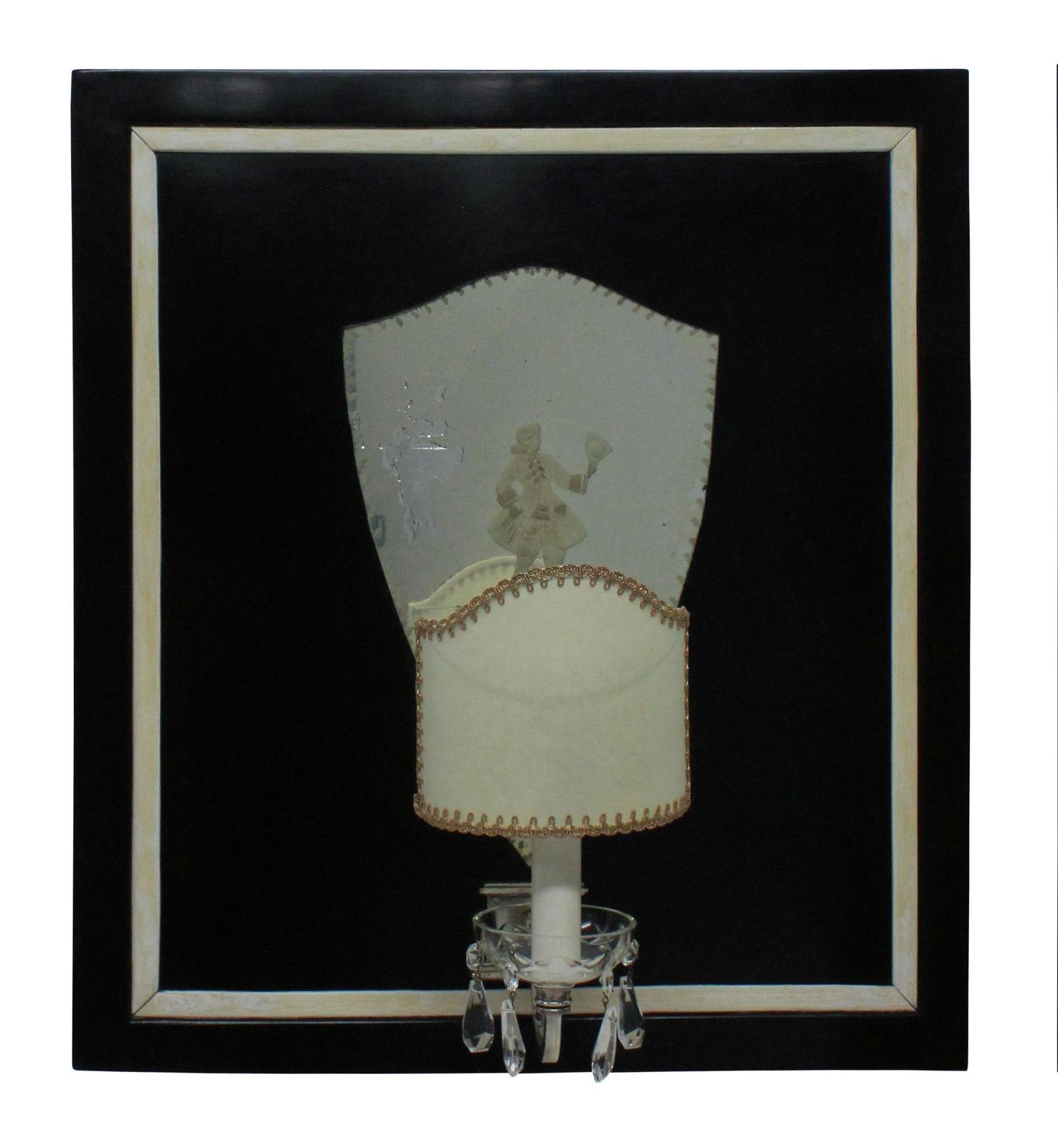 A Pair Of Mid Century Venetian Girandole Wall Sconces photo furniture