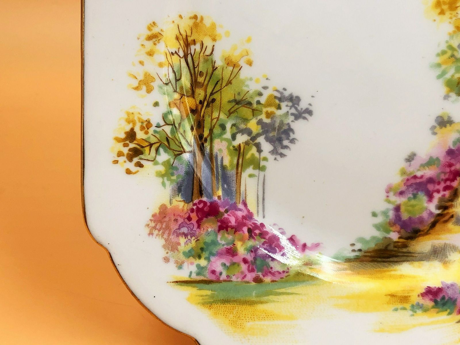 Shelley China England's Charm Cambridge Shape Tea Cup, Saucer And Side Plate Trio. 0188. 823343.   Free Uk Post photo vintage