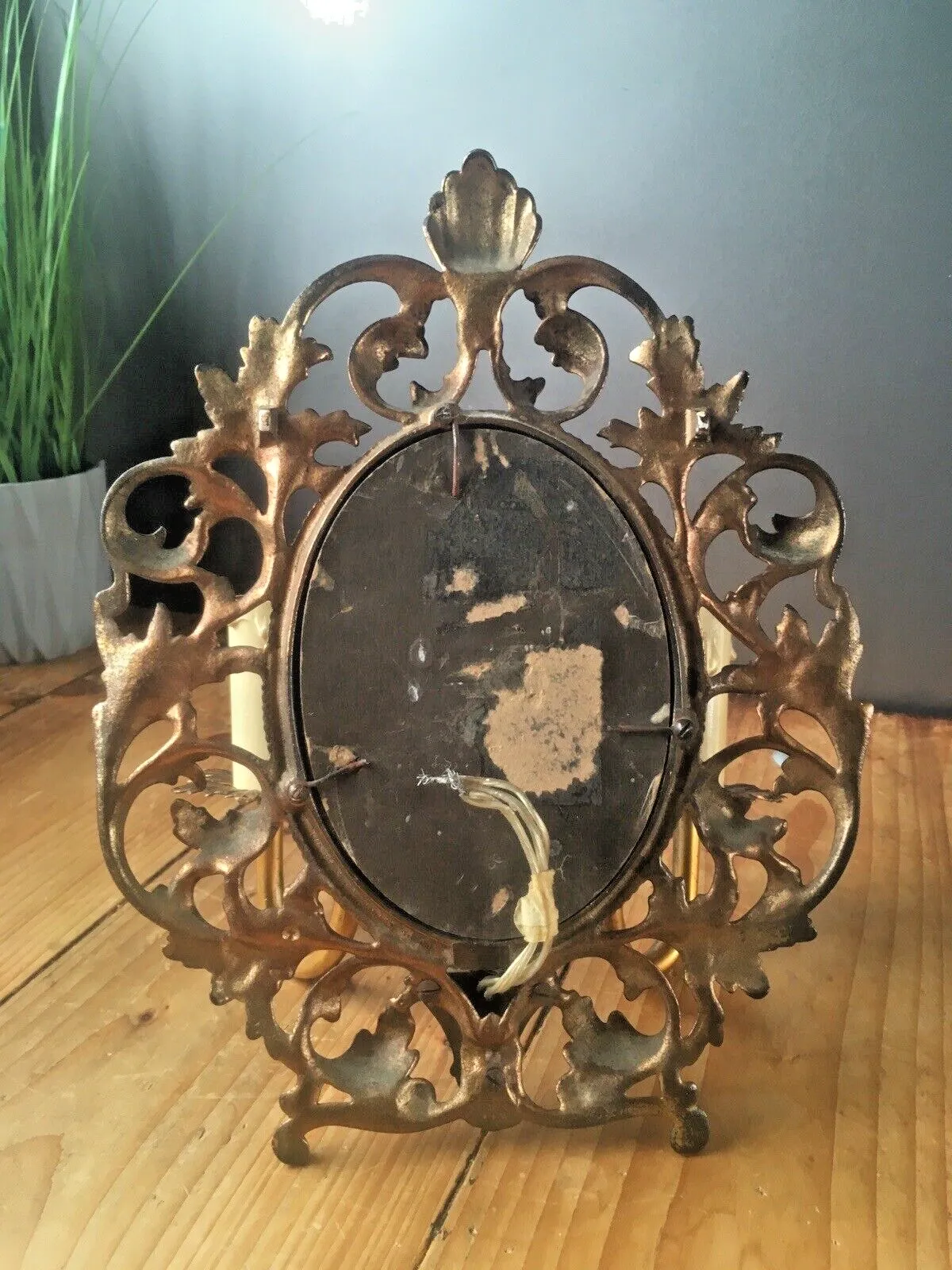 Lighting Antique Louis XV French Gilt Bronze Rococo Mirror Sconce Wall Light Beatrice photo