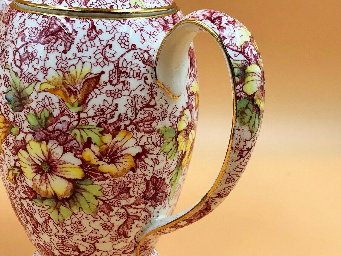 Vintage Royal Winton Dorset Chintz 1 Pint Capacity Coffee Pot photo buy