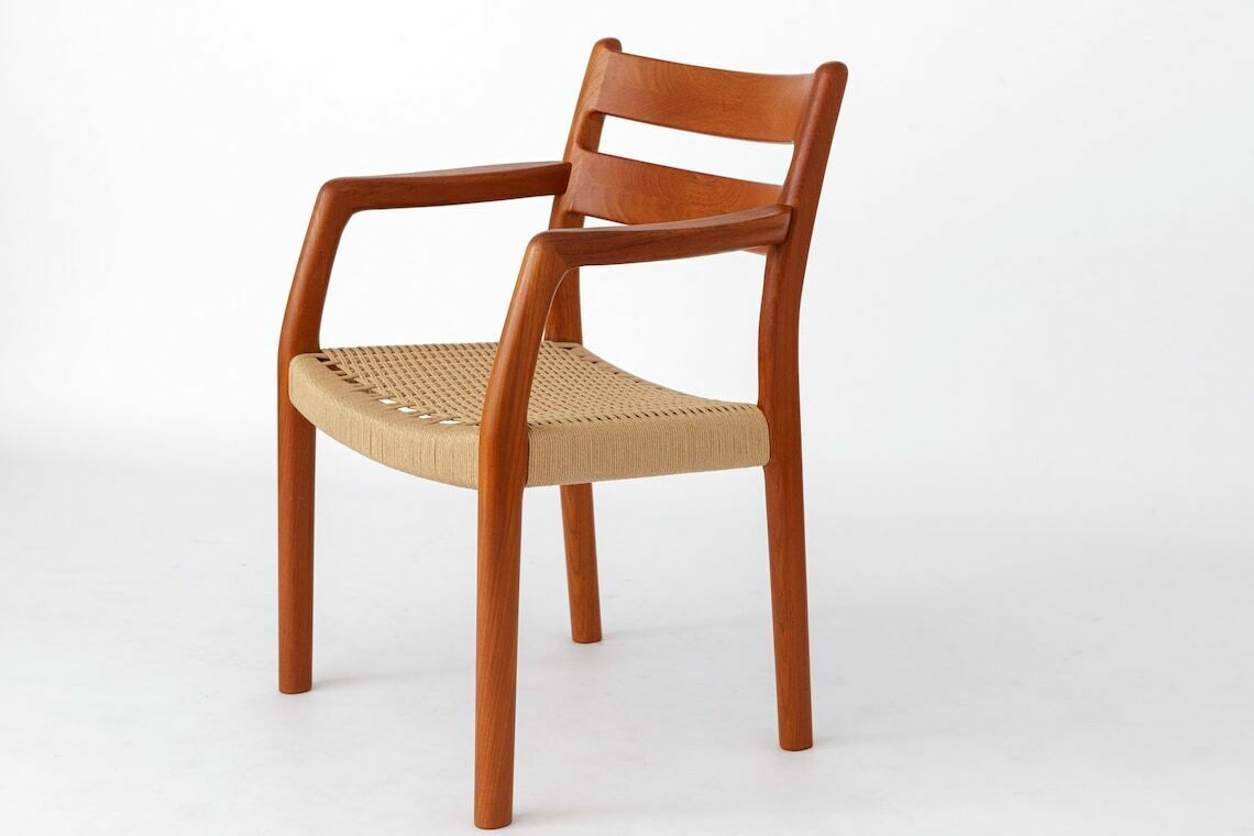 Vintage Armchair 1960s Emc Mobler Danish Teak