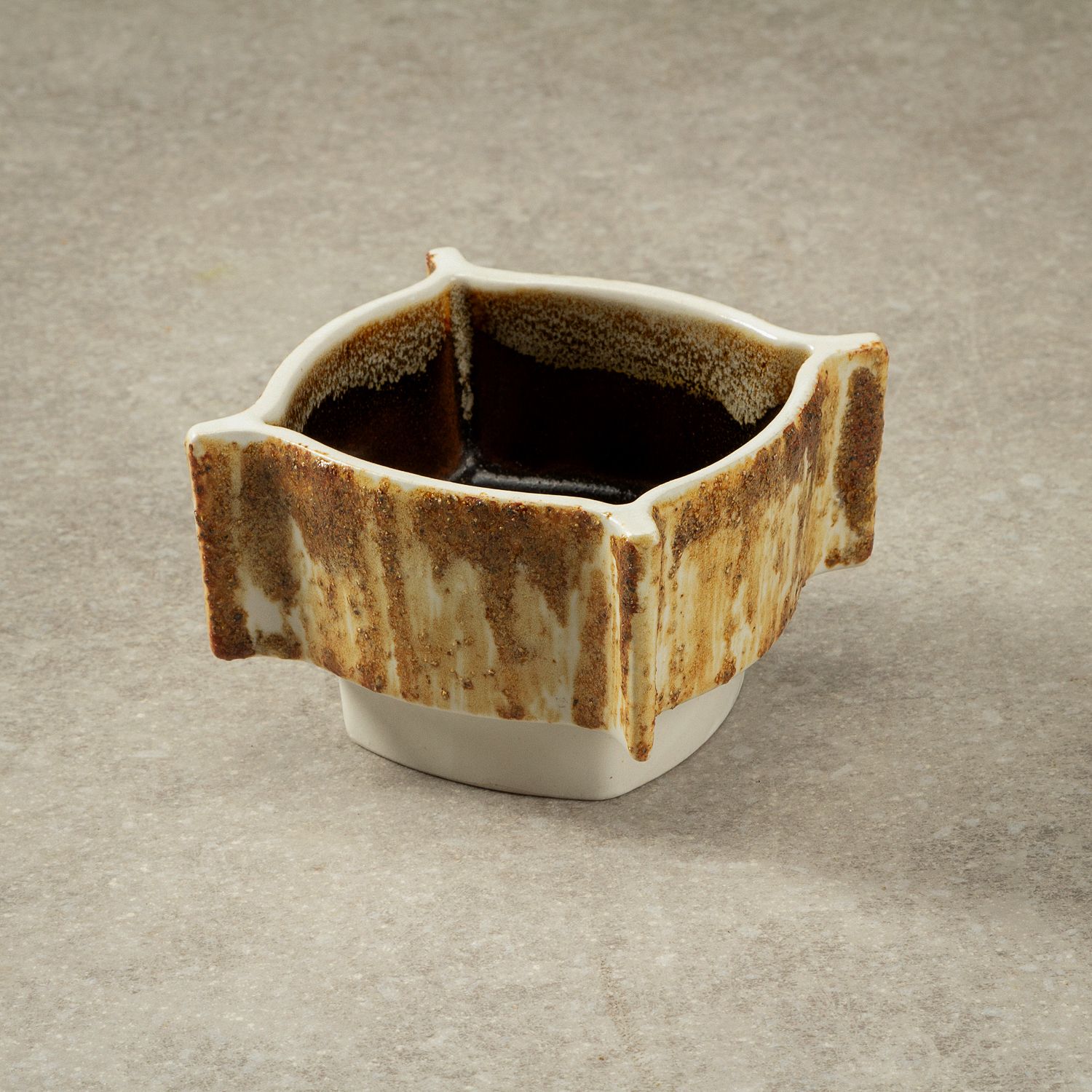 Square Ikebana Vase By Yamasan, Japan, 1960s photo for sale