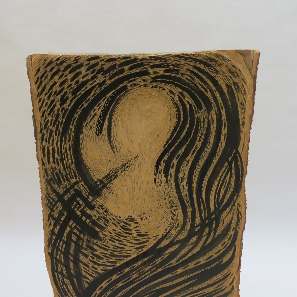 1950s  Woodcut Carved Wooden Print Block The Good Shepherd photo Art