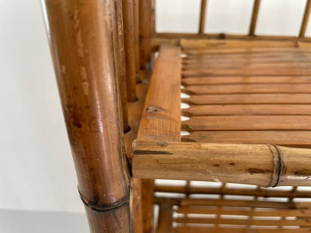 photo furniture Italian Bamboo Folding Shelf, 1960s, Italy