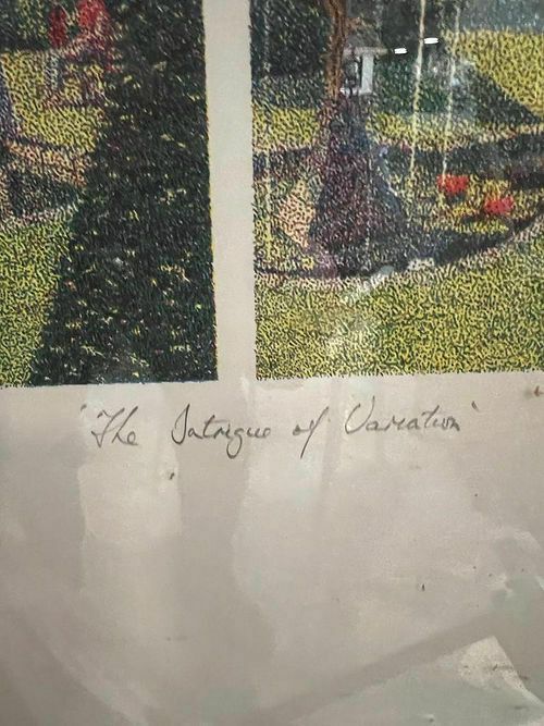 The Intrigue Of Variation, Signed Limited Edition Print photo furniture