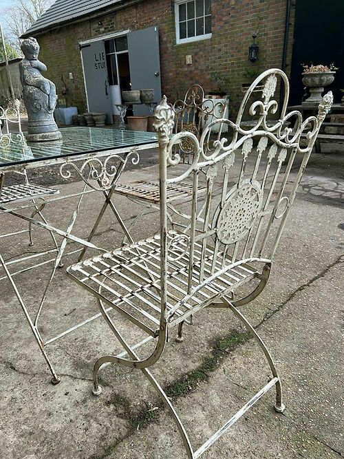 Vintage Garden Table & Chairs, 1950s photo Furniture