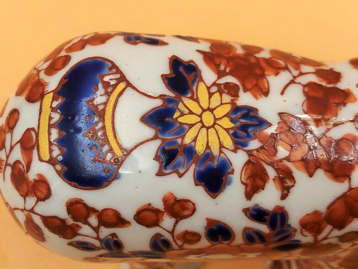 Signed Chinese Porcelain Hand Painted Imari Elephant By Yayou Zhen Cang. photo buy