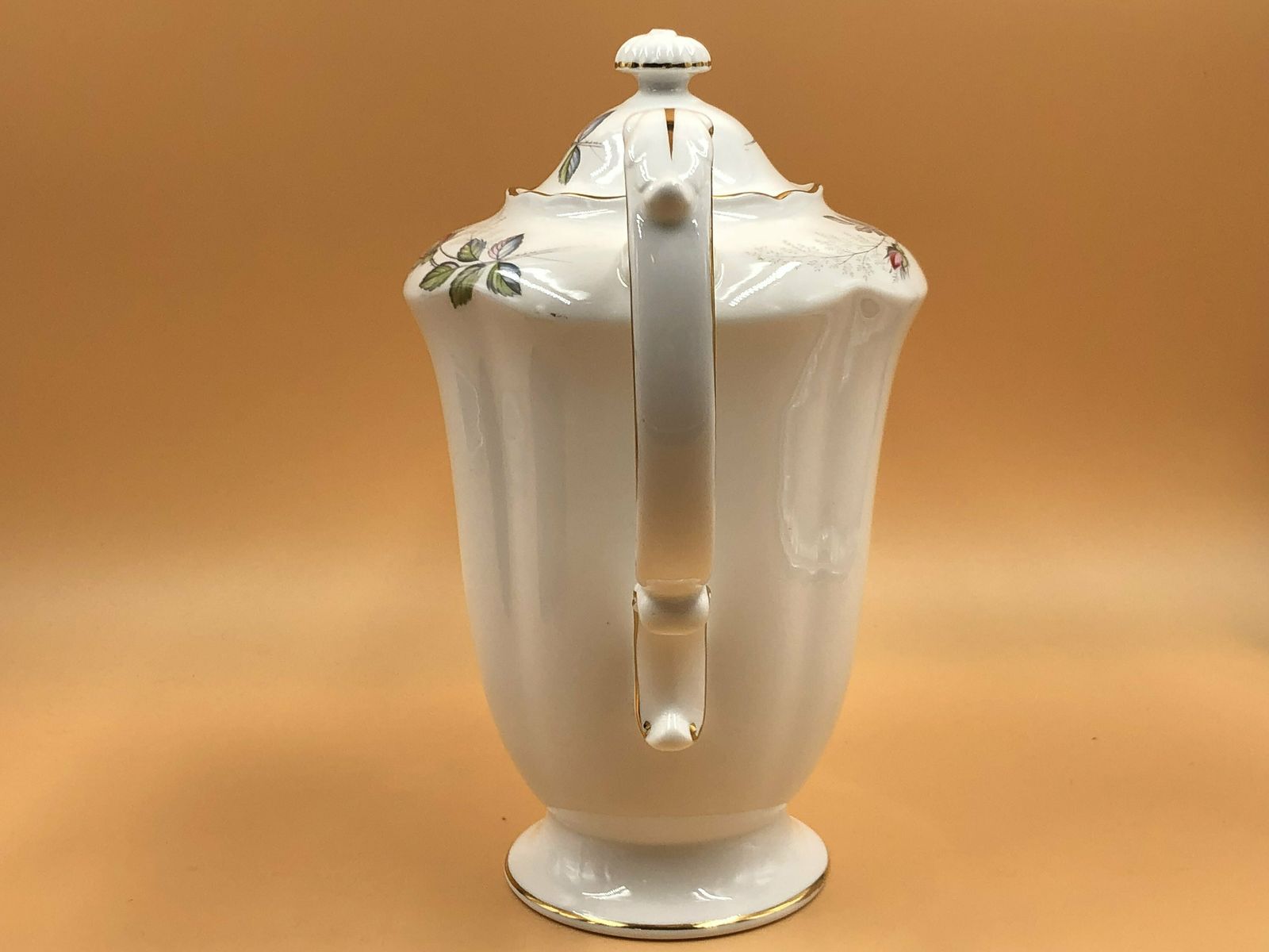 Large Vintage Paragon China Bridal Rose 2 Pint Capacity Coffee Pot.   Free Uk Post photo Home Decor