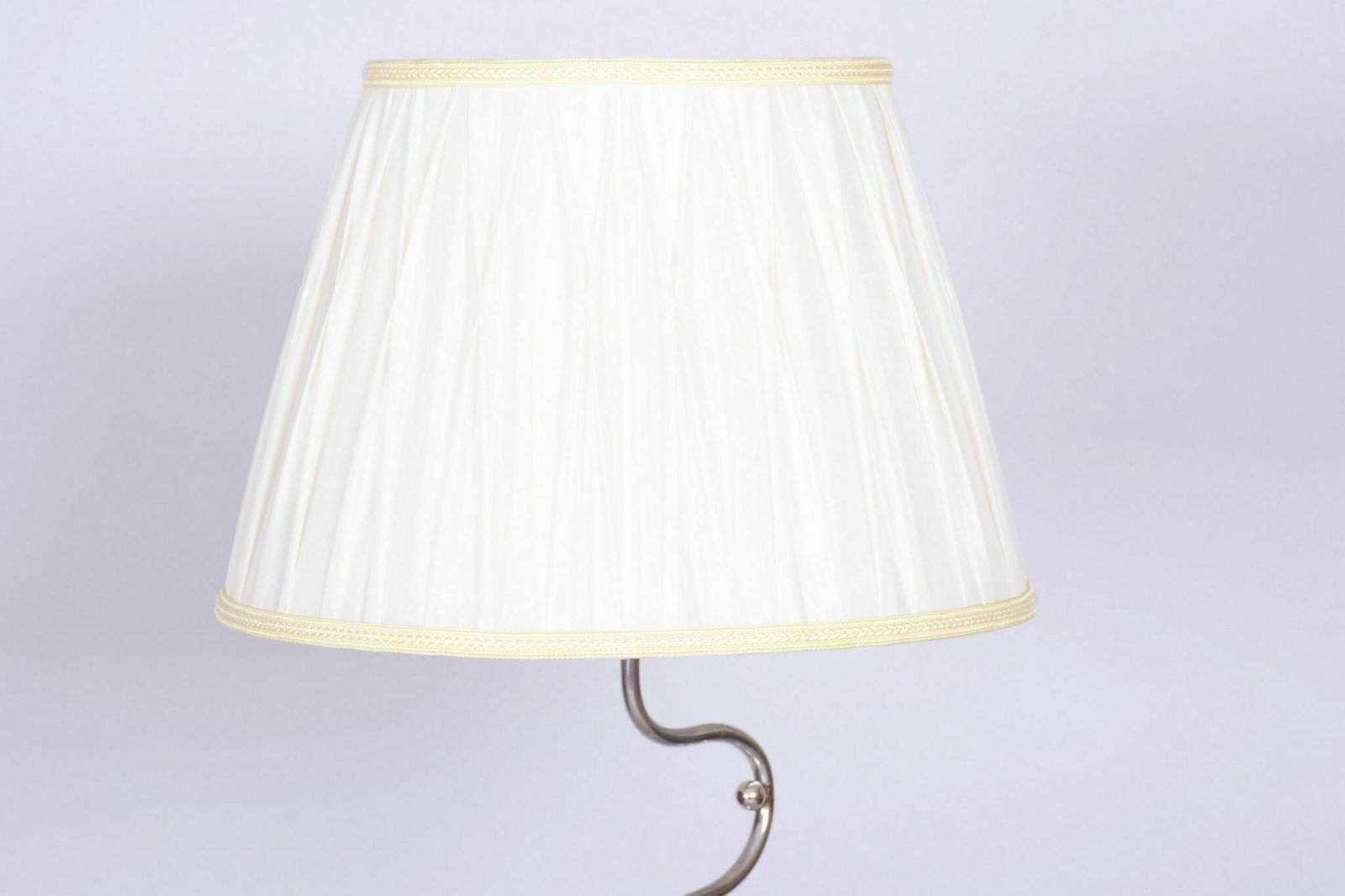 Restored Art Deco Floor Lamp, New Electrification, Chrome, Steel, Czechia, 1920s photo 1200.0
