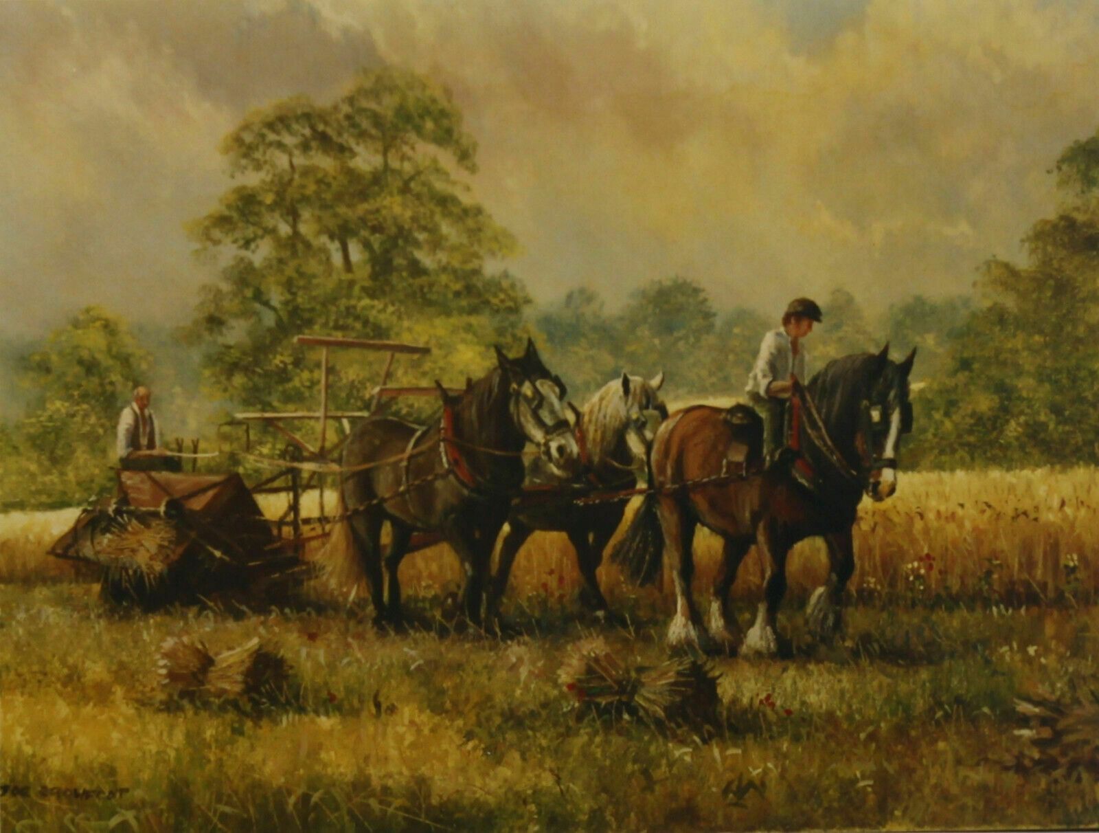 Photographic Print By Joe Crowfoot. Titled "The Horse Binder". photo furniture