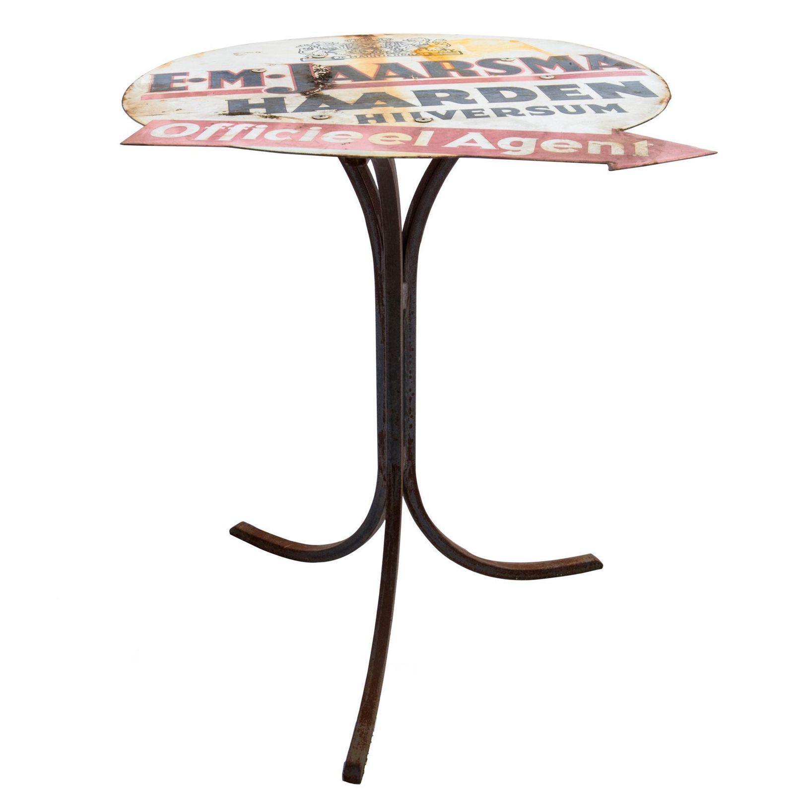 Upcycled Metal Garden Table