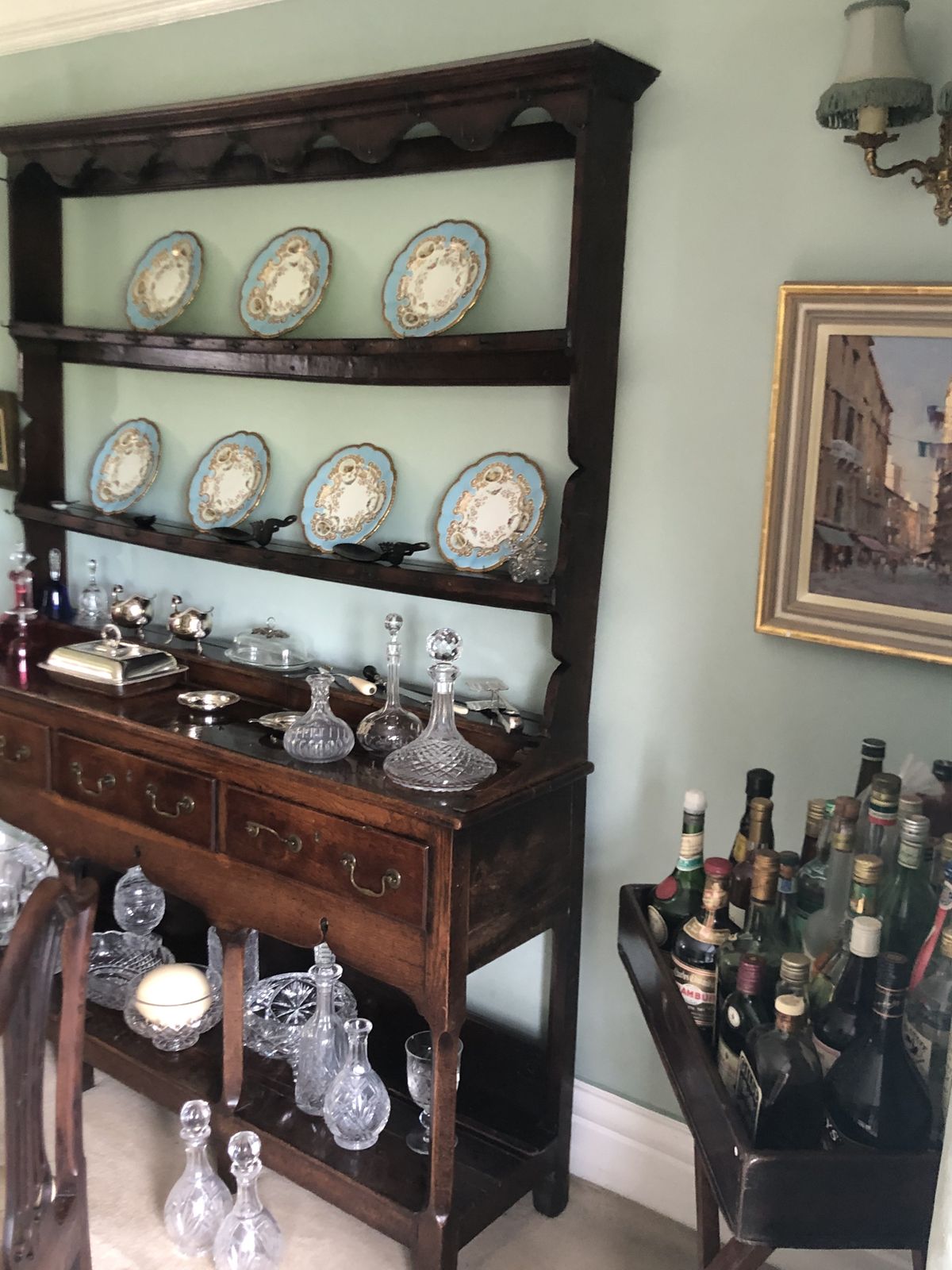 Early 19th Century Georgian Mahogany Dresser photo for sale