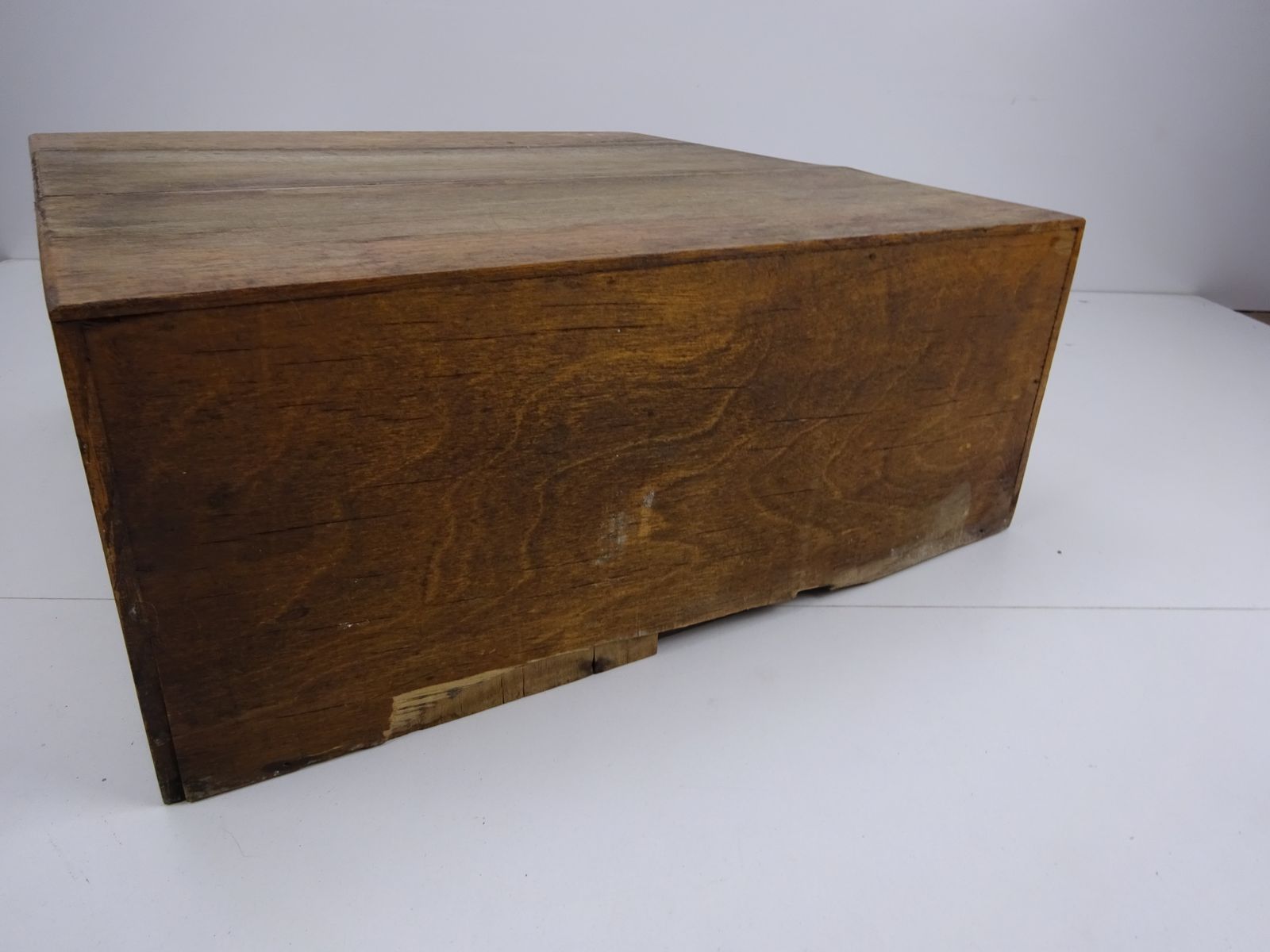 Vintage Wooden Index Drawers (For Restoration) photo vinterior
