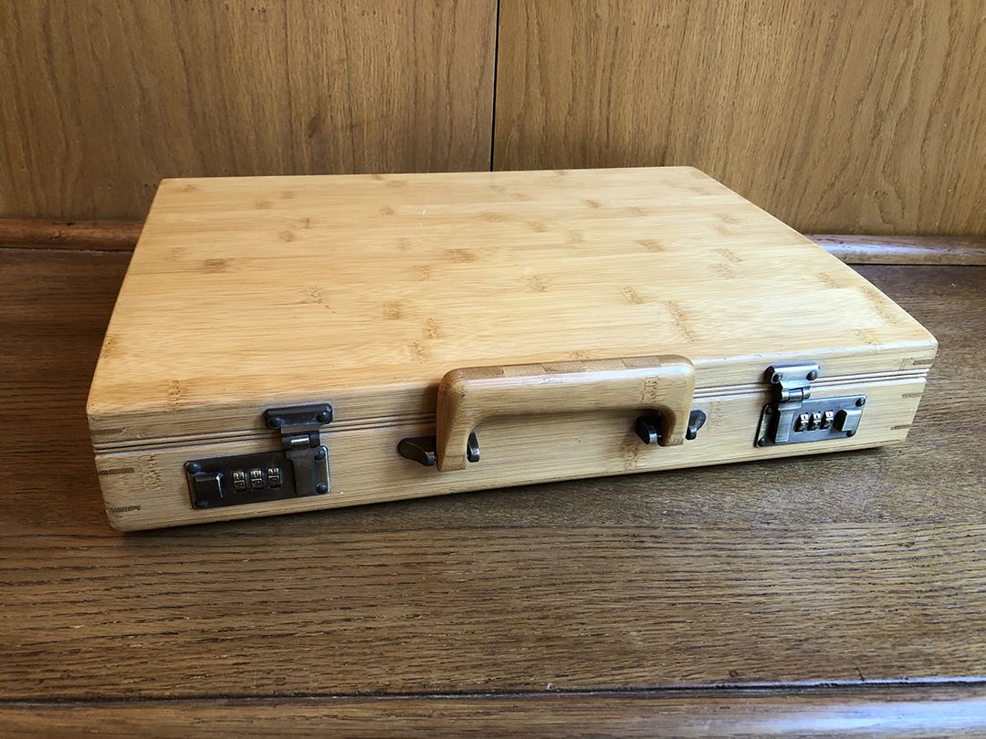 Bamboo Attaché Case. 2003., 2000s photo vinterior