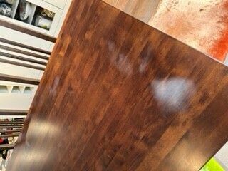 photo for sale Birch Dining Table With 6 Ikea Chairs