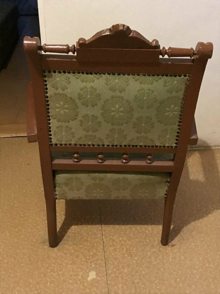 Antique Hungarian Armchair In Fabric photo Furniture