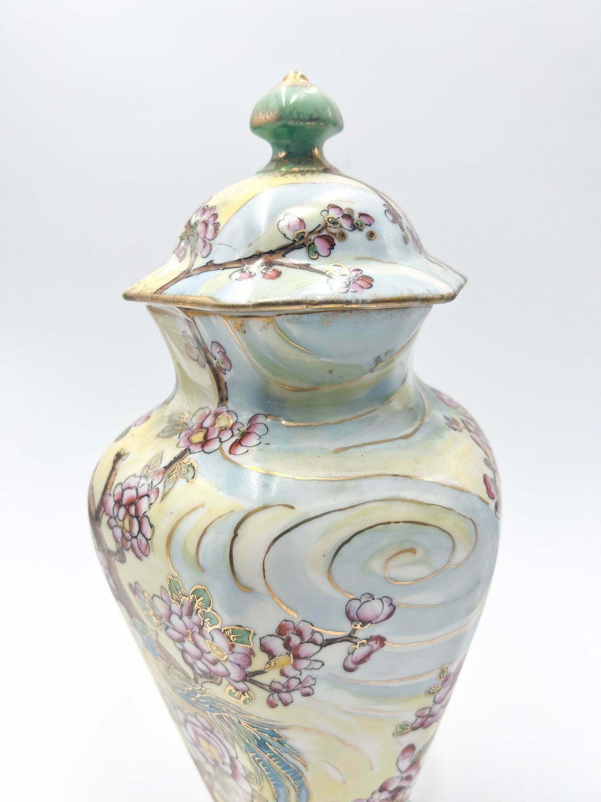 Liberty Hand Painted Ceramic Vase By Vera Vitali From 1927 photo vintage