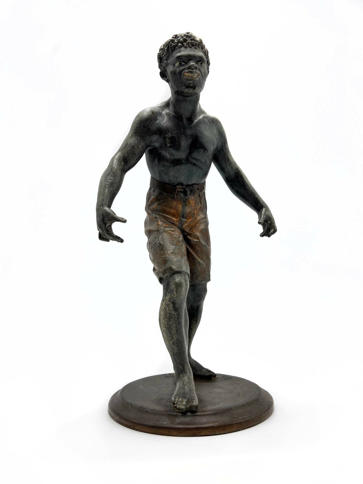 Bronze Sculpture Depicting An African From The 1930s