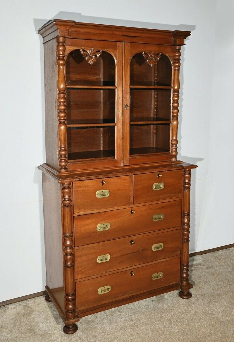 Teak Showcase Commode – Late 19th Century photo for sale