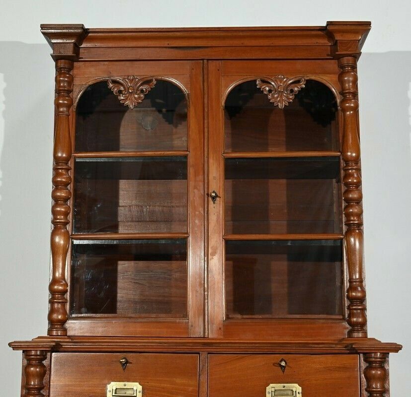 Teak Showcase Commode – Late 19th Century photo 4165.68548417