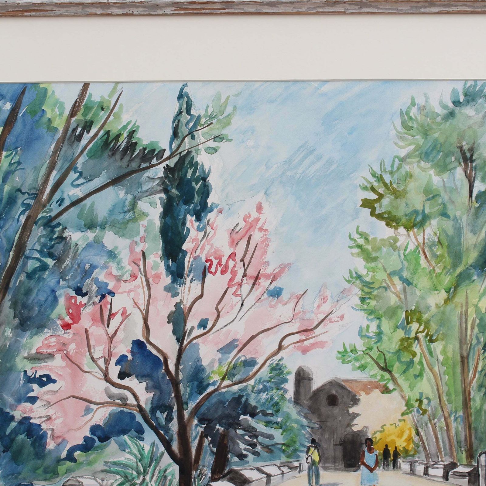 'Les Alyscamps Arles' By Yves Brayer (1977) photo 3950.0