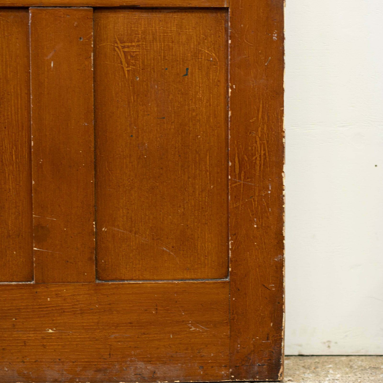 Antique Reclaimed Victorian 4 Panel Door   199cm X 80.5cm photo vintage