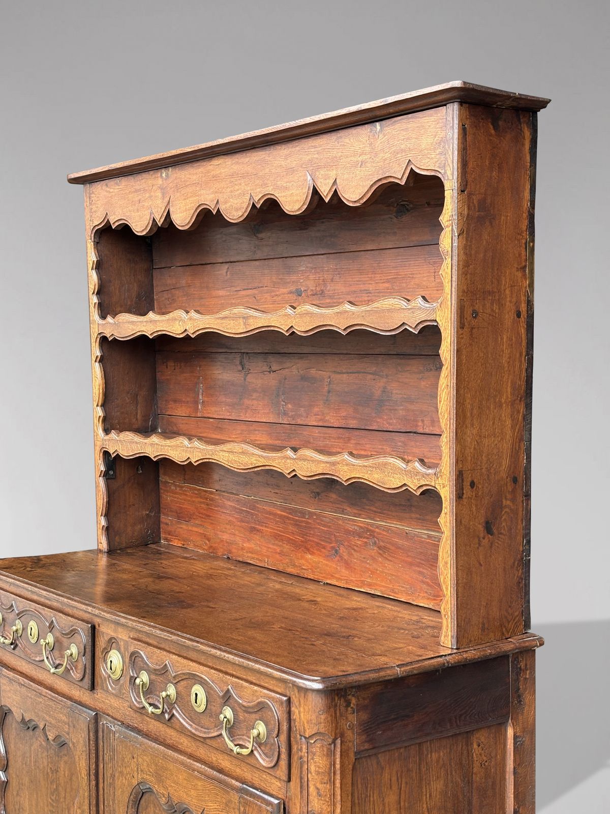 18th Century French Provincial Walnut Buffet Or Vaisellier photo 3480.0