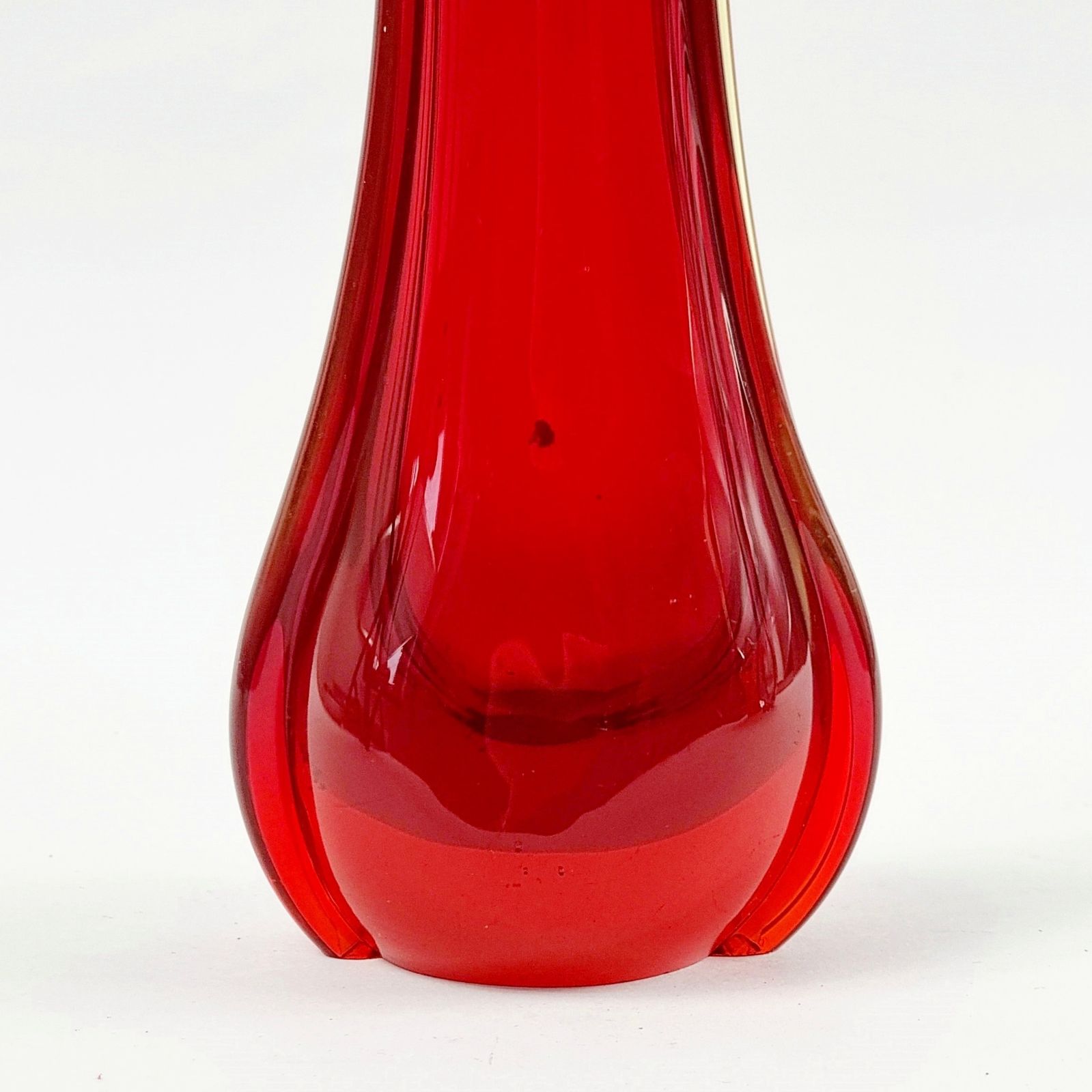 Mid Century Sommerso Murano Glass Vase By Flavio Poli For Seguso, Murano, Italy, 1960s photo vinterior