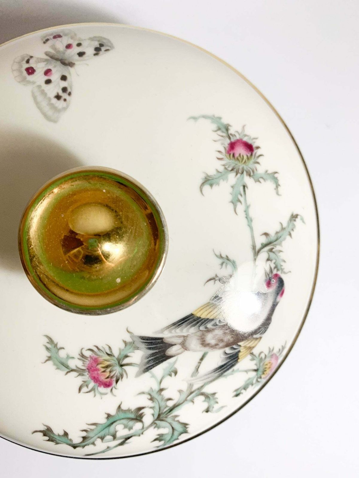 Porcelain Potiche By Johann Seltmann, Hand Decorated From The 1950s photo buy