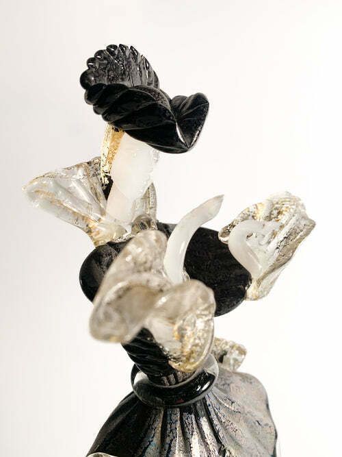 Figurative Statue In Hand Blown Murano Glass Attributable To Salviati In The 1960s photo 273.75