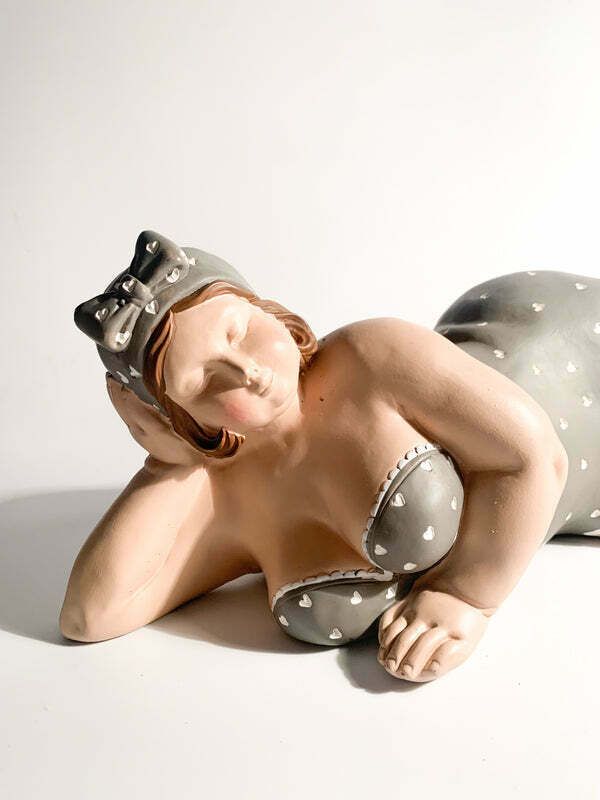 Sculpture Of A Lying Woman Attributed To L'aquilone 2000s photo Art