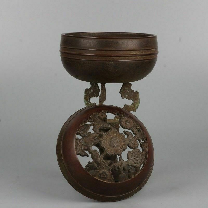 Chinese Bronze Insence Burner With Xuande Hallmark photo vinterior