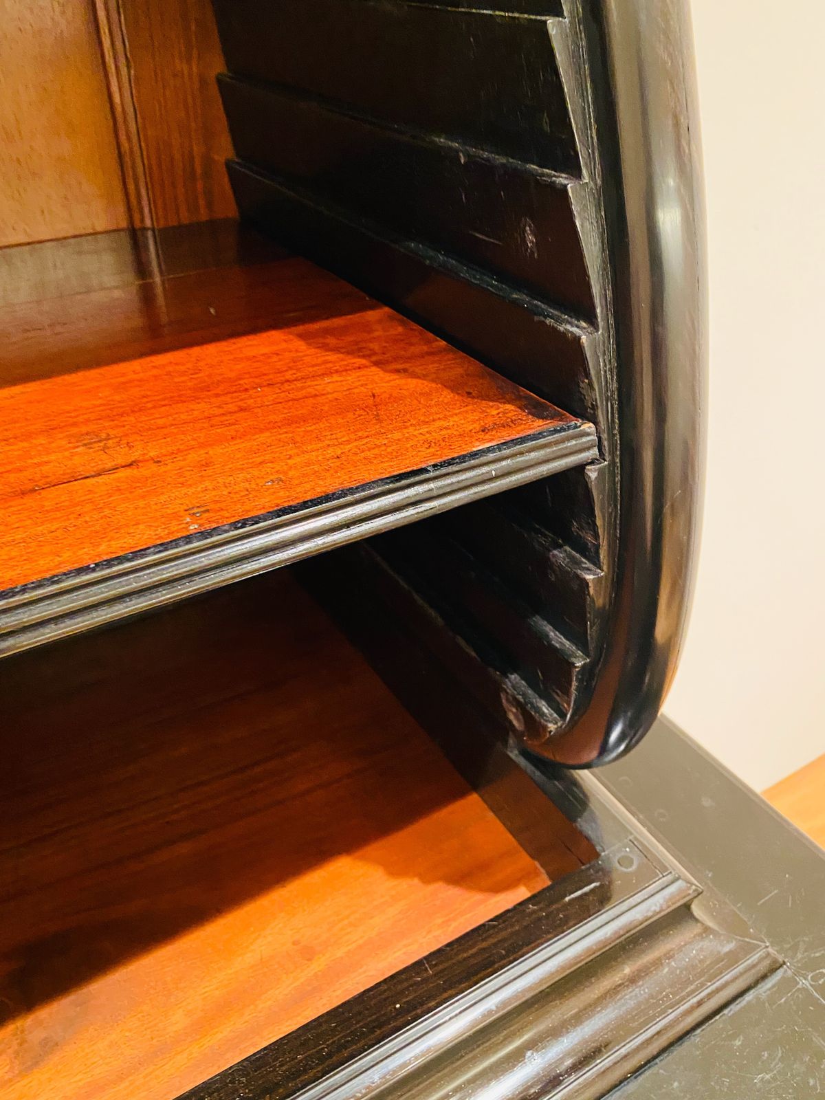 Furniture Anglo Indian Desk With Book Shelves photo