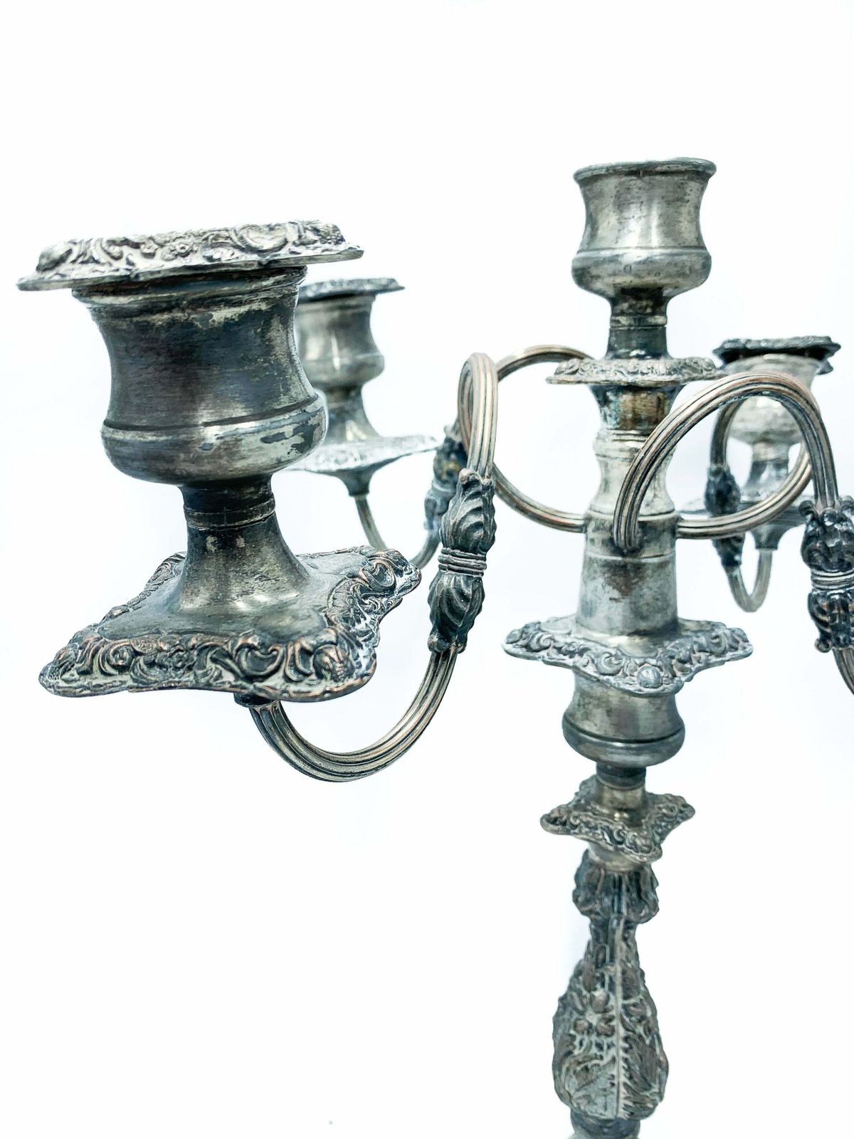 Pair Of 1950s Metal Candlesticks photo furniture