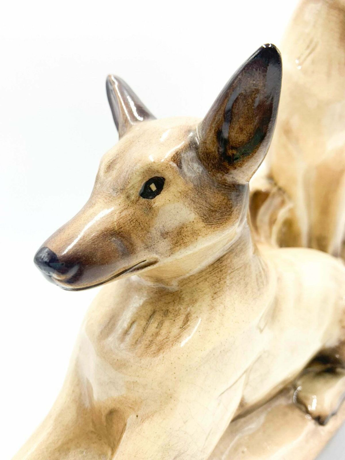 Ceramic Sculpture Of A Pair Of Dogs By Louis Francois Laurin From 1800 photo for sale