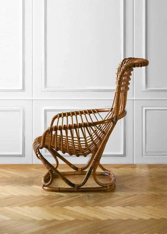 Living Room Armchair By Tito Agnoli For Bonacina, Italy 1960 photo for sale