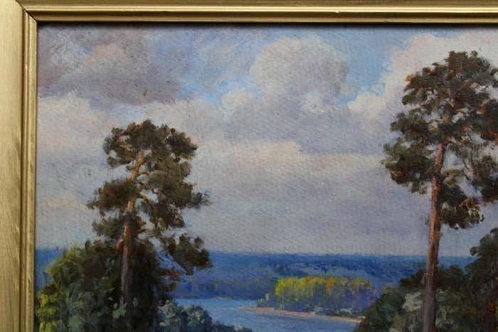 Reinhold Kasparsons Landscape. 1937, Oil On Cardboard, 34x40 Cm photo vinterior