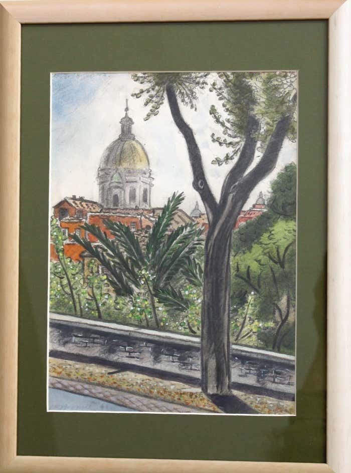 Niklavs Strunke Italy. Paper, Mixed Media, 33х24 сm photo furniture