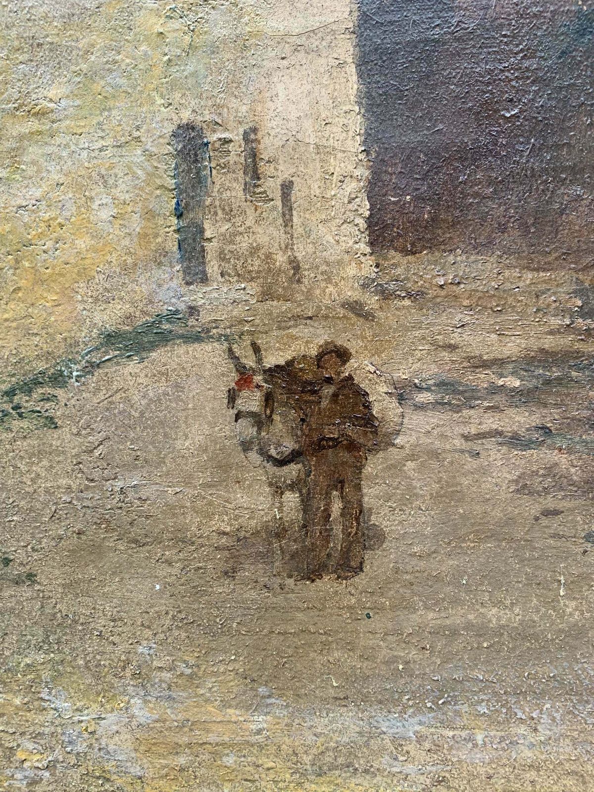 Oil On Canvas Painting By Alberto Dressler Of Milan From 1935 photo Art