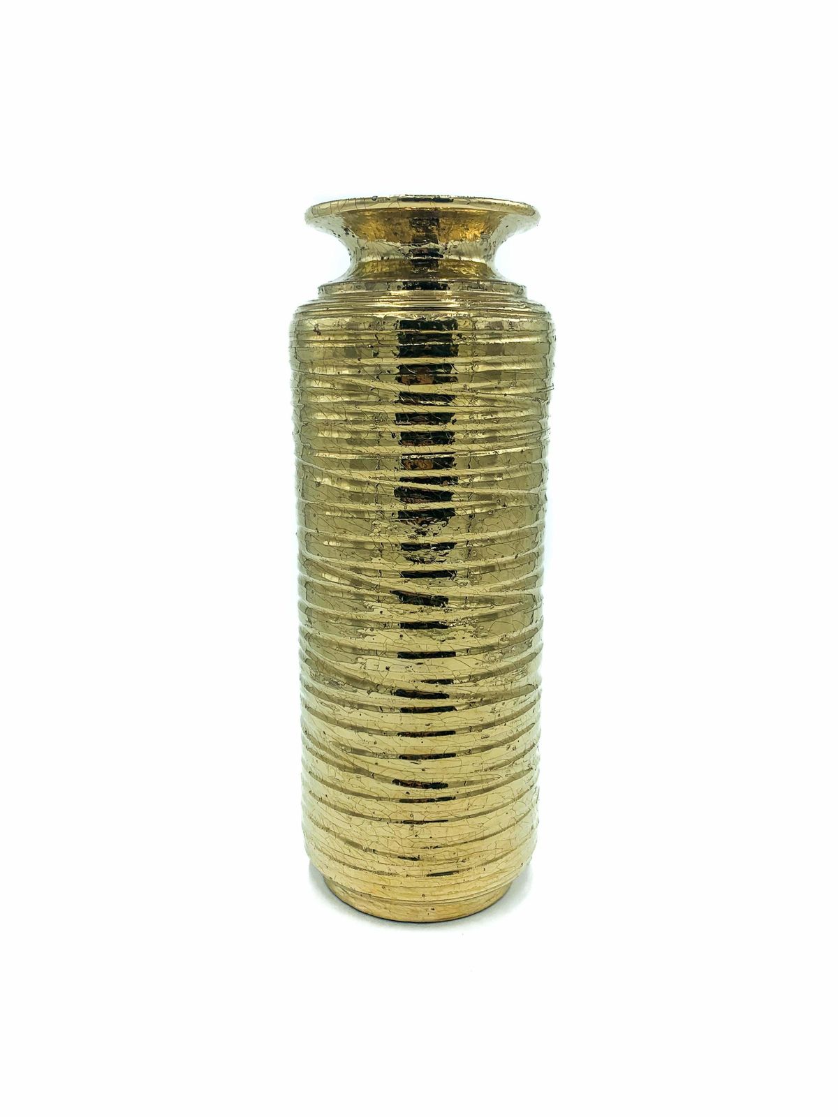 Pair Of Golden Ceramic Vases 1980 photo furniture