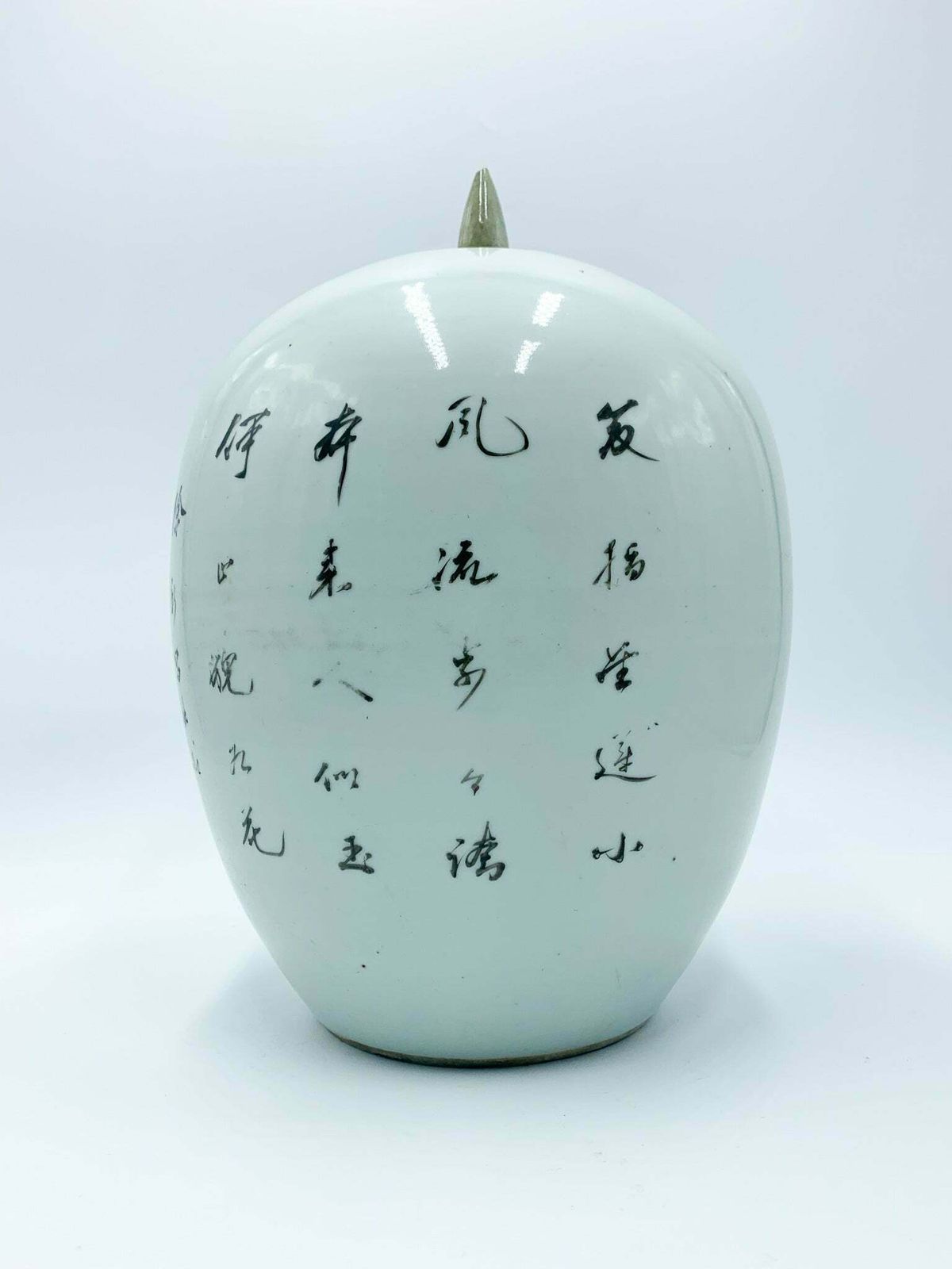 Hand Painted Chinese Porcelain Vase From The Early Twentieth Century photo for sale